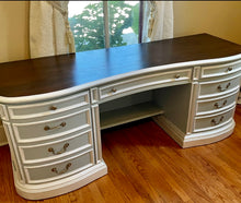 Load image into Gallery viewer, Custom Painted Office Desk & Chair