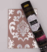 Load image into Gallery viewer, TRANSFER - SILVER DAMASK - KACHA