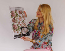 Load image into Gallery viewer, TRANSFER - BLUSHING BLOOMS SYMPHONY - KACHA - REDESIGN WITH PRIMA