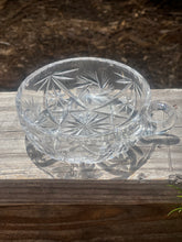 Load image into Gallery viewer, 1920's American Brilliant Star of David Crystal Olive Bowl