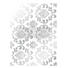 Load image into Gallery viewer, TRANSFER - SILVER DAMASK - KACHA