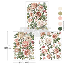 Load image into Gallery viewer, TRANSFER - MIDDY - BLUSH BLOSSOMS - 3 SHEETS - 8.5X11