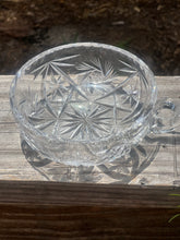Load image into Gallery viewer, 1920's American Brilliant Star of David Crystal Olive Bowl