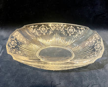 Load image into Gallery viewer, Vintage Fostoria Navarre Oval Flame Serving Bowl