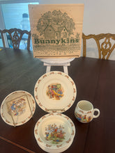 Load image into Gallery viewer, Vintage 4pc Set of Bunnykins Children&#39;s China
