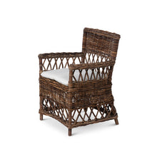 Load image into Gallery viewer, French Country Plantation Style Wicker Chair
