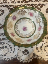 Load image into Gallery viewer, Vintage Imperial Austria Porcelain Bowl (Green with Pink Roses)
