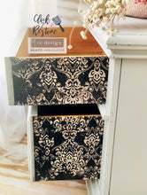 Load image into Gallery viewer, Decoupage Decor Tissue Paper - Dark Damask (19&quot;x30&quot;)
