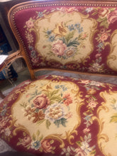 Load image into Gallery viewer, Vintage French Needlepoint Bench
