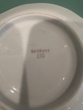 Load image into Gallery viewer, Victorian Hand Painted Cup &amp; Saucer with Wood Stand Germany
