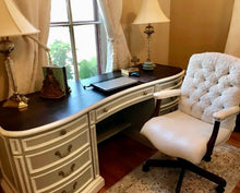 Load image into Gallery viewer, Custom Painted Office Desk &amp; Chair
