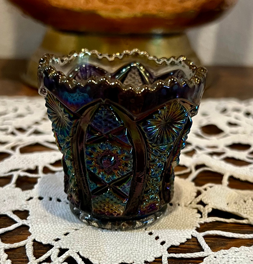 Carnival Glass Toothpick Holder Imperial Glass