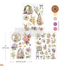Load image into Gallery viewer, Hop Into Spring Transfer 8.5”x11” 3 Sheets
