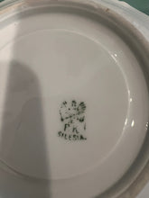 Load image into Gallery viewer, Victorian Hand Painted Cup and Saucer with Wood Stand German
