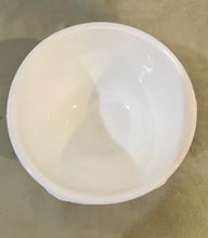 Load image into Gallery viewer, Vintage Fostoria Milk Glass Grape Leaf Covered Candy Dish
