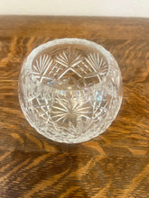 Load image into Gallery viewer, Vintage Crystal Rose Bowl
