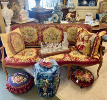Load image into Gallery viewer, Vintage French Needlepoint Bench
