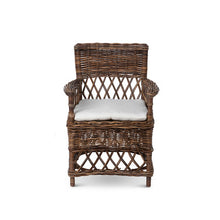 Load image into Gallery viewer, French Country Plantation Style Wicker Chair
