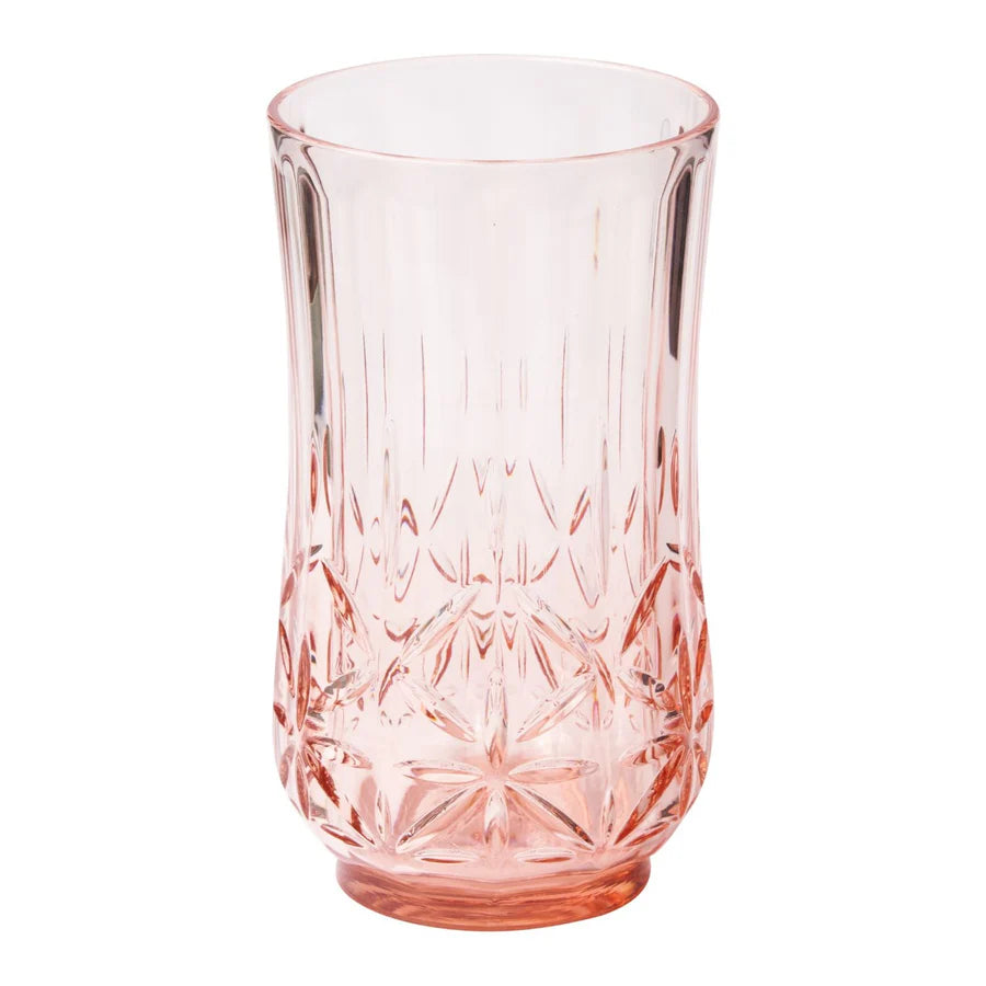 CLASSIC TALL TUMBLER (SET OF 4) PLASTIC (PINK)