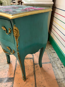 Vintage French Bombay Nightstand