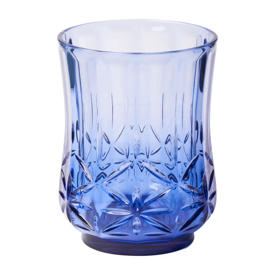 CLASSIC JUICE GLASSES (SET OF 4) PLASTIC (COBALT BLUE)