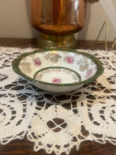 Load image into Gallery viewer, Vintage Imperial Austria Porcelain Bowl (Green with Pink Roses)
