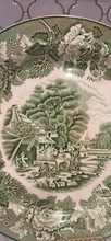 Load image into Gallery viewer, Vintage Enoch Woods English Scenery Wood &amp; Sons England 10in Plate Green Transferware
