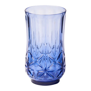 CLASSIC TALL TUMBLER (SET OF 4) PLASTIC (COBALT BLUE)