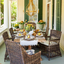 Load image into Gallery viewer, French Country Plantation Style Wicker Chair
