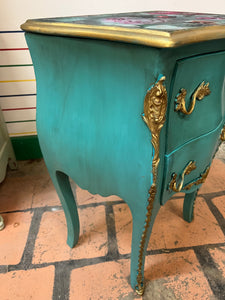 Vintage French Bombay Nightstand