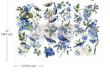 Load image into Gallery viewer, TRANSFER - SMALL - GARDEN WHISPERS - 3 SHEETS 6X12
