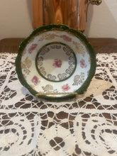 Load image into Gallery viewer, Vintage Imperial Austria Porcelain Bowl (Green with Pink Roses)
