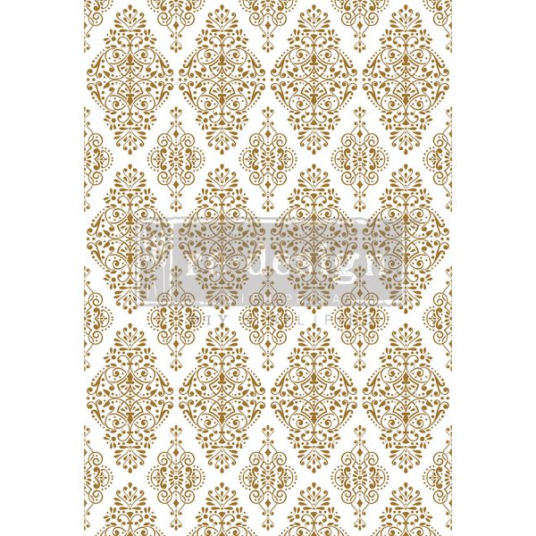 FURNITURE TRANSFERS - GOLDEN DAMASK - KACHA - REDESIGN WITH PRIMA