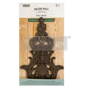 NEW!  Redesign With Prima DECOR POLY - REGAL FINASSE Bendable Casting Furniture Applique