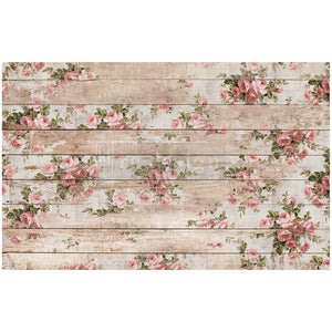 Decoupage Tissue Paper - Shabby Floral - 1 Sheet (19"x30")