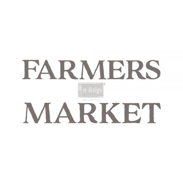 FURNITURE TRANSFER - FARMERS MARKET - REDESIGN WITH PRIMA - RETIRED