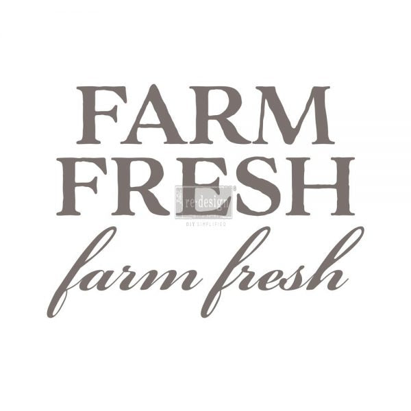 FURNITURE TRANSFER - FARM FRESH - REDESIGN WITH PRIMA